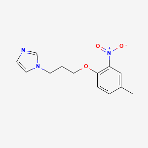 1-[3-(4-methyl-2-nitrophenoxy)propyl]-1H-imidazole