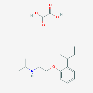 N-[2-(2-butan-2-ylphenoxy)ethyl]propan-2-amine;oxalic acid