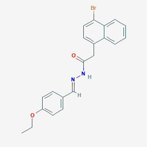 2-(4-bromo-1-naphthyl)-N'-(4-ethoxybenzylidene)acetohydrazide