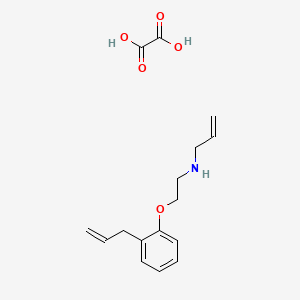 oxalic acid;N-[2-(2-prop-2-enylphenoxy)ethyl]prop-2-en-1-amine