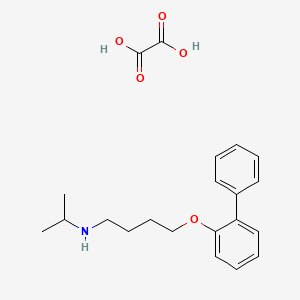 molecular formula C21H27NO5 B4001819 [4-(2-biphenylyloxy)butyl]isopropylamine oxalate 