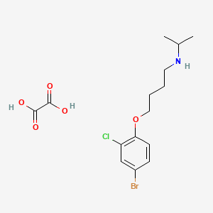 [4-(4-bromo-2-chlorophenoxy)butyl]isopropylamine oxalate