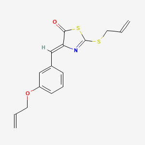 4-[3-(allyloxy)benzylidene]-2-(allylthio)-1,3-thiazol-5(4H)-one