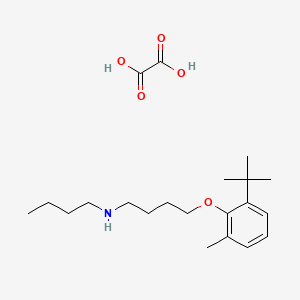 N-butyl-4-(2-tert-butyl-6-methylphenoxy)-1-butanamine oxalate