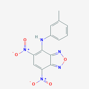 molecular formula C13H9N5O5 B400196 5,7-Bisnitro-4-(3-toluidino)-2,1,3-benzoxadiazole 