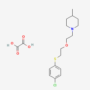 1-(2-{2-[(4-chlorophenyl)thio]ethoxy}ethyl)-4-methylpiperidine oxalate