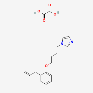 Oxalic acid;1-[4-(2-prop-2-enylphenoxy)butyl]imidazole