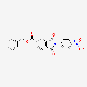 benzyl 2-(4-nitrophenyl)-1,3-dioxo-5-isoindolinecarboxylate