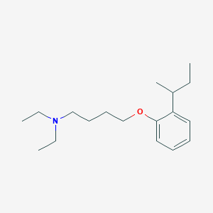 4-(2-butan-2-ylphenoxy)-N,N-diethylbutan-1-amine