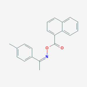 1-(4-methylphenyl)ethanone O-(1-naphthoyl)oxime
