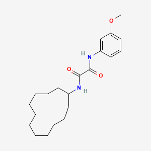 N-cyclododecyl-N'-(3-methoxyphenyl)ethanediamide