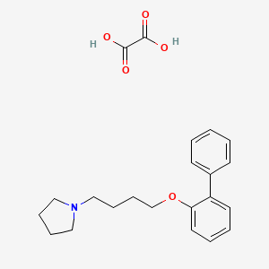 Oxalic acid;1-[4-(2-phenylphenoxy)butyl]pyrrolidine