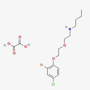 N-{2-[2-(2-bromo-4-chlorophenoxy)ethoxy]ethyl}-1-butanamine oxalate