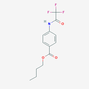 molecular formula C13H14F3NO3 B400225 Butyl 4-[(trifluoroacetyl)amino]benzoate 