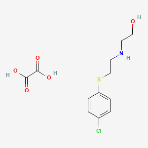 2-({2-[(4-chlorophenyl)thio]ethyl}amino)ethanol ethanedioate (salt)