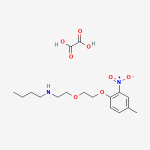 molecular formula C17H26N2O8 B4002269 N-{2-[2-(4-methyl-2-nitrophenoxy)ethoxy]ethyl}-1-butanamine oxalate 