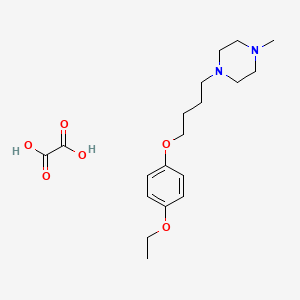 1-[4-(4-Ethoxyphenoxy)butyl]-4-methylpiperazine;oxalic acid