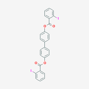 4'-{[(2-Iodophenyl)carbonyl]oxy}[1,1'-biphenyl]-4-yl 2-iodobenzoate