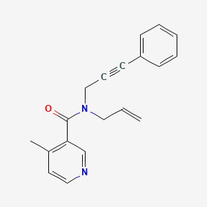 N-allyl-4-methyl-N-(3-phenylprop-2-yn-1-yl)nicotinamide