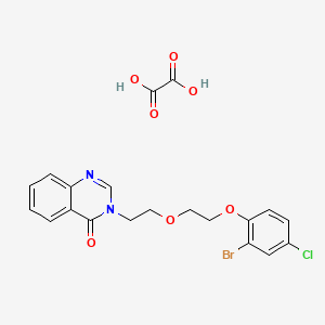 3-{2-[2-(2-bromo-4-chlorophenoxy)ethoxy]ethyl}-4(3H)-quinazolinone oxalate