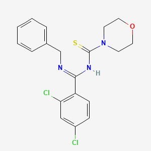 N-[(benzylamino)(2,4-dichlorophenyl)methylene]-4-morpholinecarbothioamide