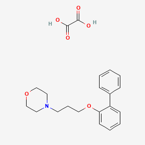 4-[3-(2-biphenylyloxy)propyl]morpholine oxalate