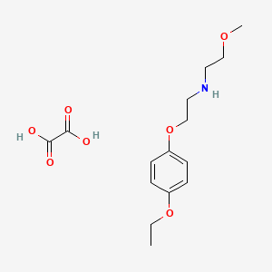 N-[2-(4-ethoxyphenoxy)ethyl]-2-methoxyethanamine;oxalic acid