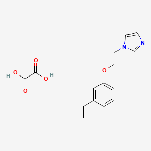 1-[2-(3-ethylphenoxy)ethyl]-1H-imidazole oxalate