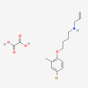 N-[4-(4-bromo-2-methylphenoxy)butyl]-2-propen-1-amine oxalate