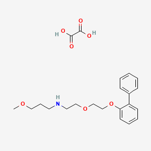 N-{2-[2-(2-biphenylyloxy)ethoxy]ethyl}-3-methoxy-1-propanamine oxalate