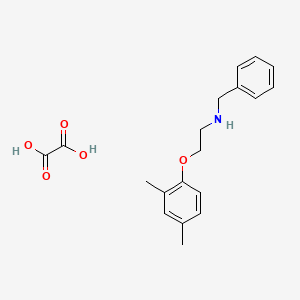 molecular formula C19H23NO5 B4002628 N-benzyl-2-(2,4-dimethylphenoxy)ethanamine oxalate 