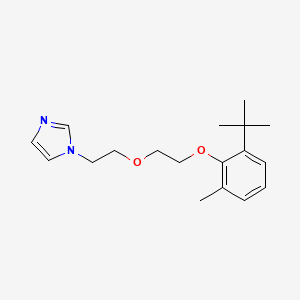 1-[2-[2-(2-tert-butyl-6-methylphenoxy)ethoxy]ethyl]imidazole