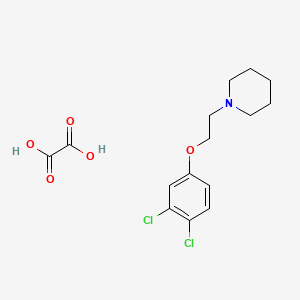 1-[2-(3,4-dichlorophenoxy)ethyl]piperidine oxalate