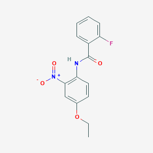 N-(4-ethoxy-2-nitrophenyl)-2-fluorobenzamide