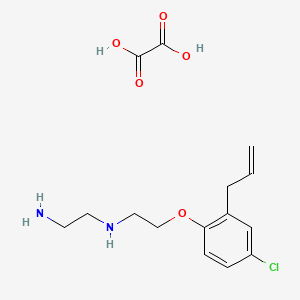 N'-[2-(4-chloro-2-prop-2-enylphenoxy)ethyl]ethane-1,2-diamine;oxalic acid