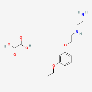 N-[2-(3-ethoxyphenoxy)ethyl]-1,2-ethanediamine oxalate