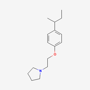 1-[2-(4-sec-butylphenoxy)ethyl]pyrrolidine