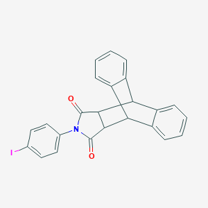 molecular formula C24H16INO2 B400282 17-(4-Iodophenyl)-17-azapentacyclo[6.6.5.0~2,7~.0~9,14~.0~15,19~]nonadeca-2,4,6,9,11,13-hexaene-16,18-dione 