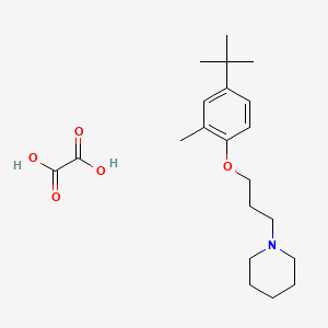 1-[3-(4-Tert-butyl-2-methylphenoxy)propyl]piperidine;oxalic acid