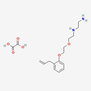 molecular formula C17H26N2O6 B4002887 oxalic acid;N'-[2-[2-(2-prop-2-enylphenoxy)ethoxy]ethyl]ethane-1,2-diamine 