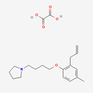 1-[4-(4-Methyl-2-prop-2-enylphenoxy)butyl]pyrrolidine;oxalic acid