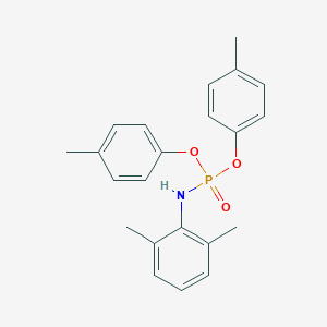 molecular formula C22H24NO3P B400295 Bis(4-methylphenyl) 2,6-dimethylphenylamidophosphate 