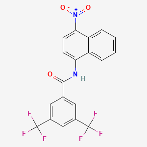 N-(4-nitronaphthalen-1-yl)-3,5-bis(trifluoromethyl)benzamide