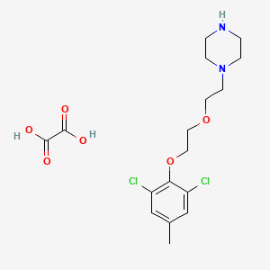 1-{2-[2-(2,6-dichloro-4-methylphenoxy)ethoxy]ethyl}piperazine oxalate