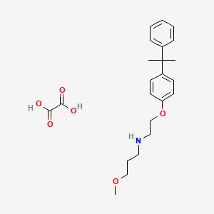 molecular formula C23H31NO6 B4003106 (3-methoxypropyl){2-[4-(1-methyl-1-phenylethyl)phenoxy]ethyl}amine oxalate 