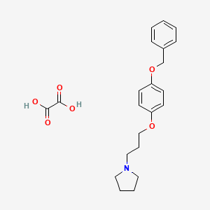 1-{3-[4-(benzyloxy)phenoxy]propyl}pyrrolidine oxalate