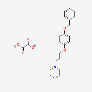 1-{3-[4-(benzyloxy)phenoxy]propyl}-4-methylpiperidine oxalate