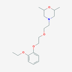 4-{2-[2-(2-ethoxyphenoxy)ethoxy]ethyl}-2,6-dimethylmorpholine