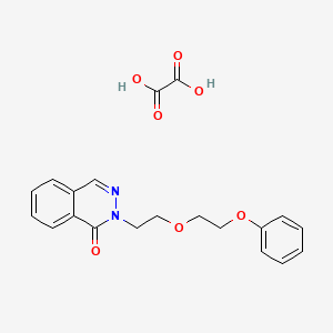 molecular formula C20H20N2O7 B4003169 2-[2-(2-phenoxyethoxy)ethyl]-1(2H)-phthalazinone oxalate 