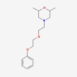 2,6-dimethyl-4-[2-(2-phenoxyethoxy)ethyl]morpholine